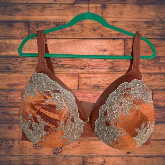 Cacique Other - 5 for $25🔥Cacique Satin Rose Lace Lightly Lined Full Coverage Bra 42DDD